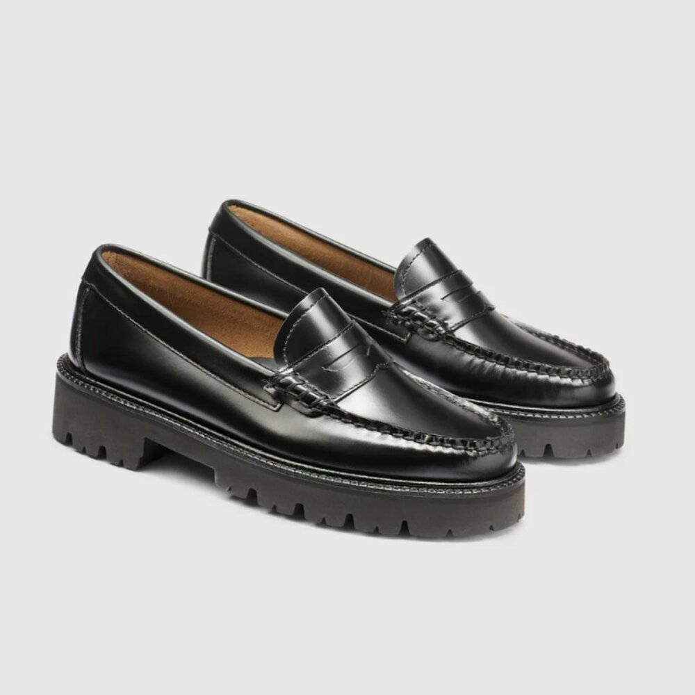 G.H. BASS WOMENS WHITNEY SUPER LUG WEEJUNS LOAFER in 5.5